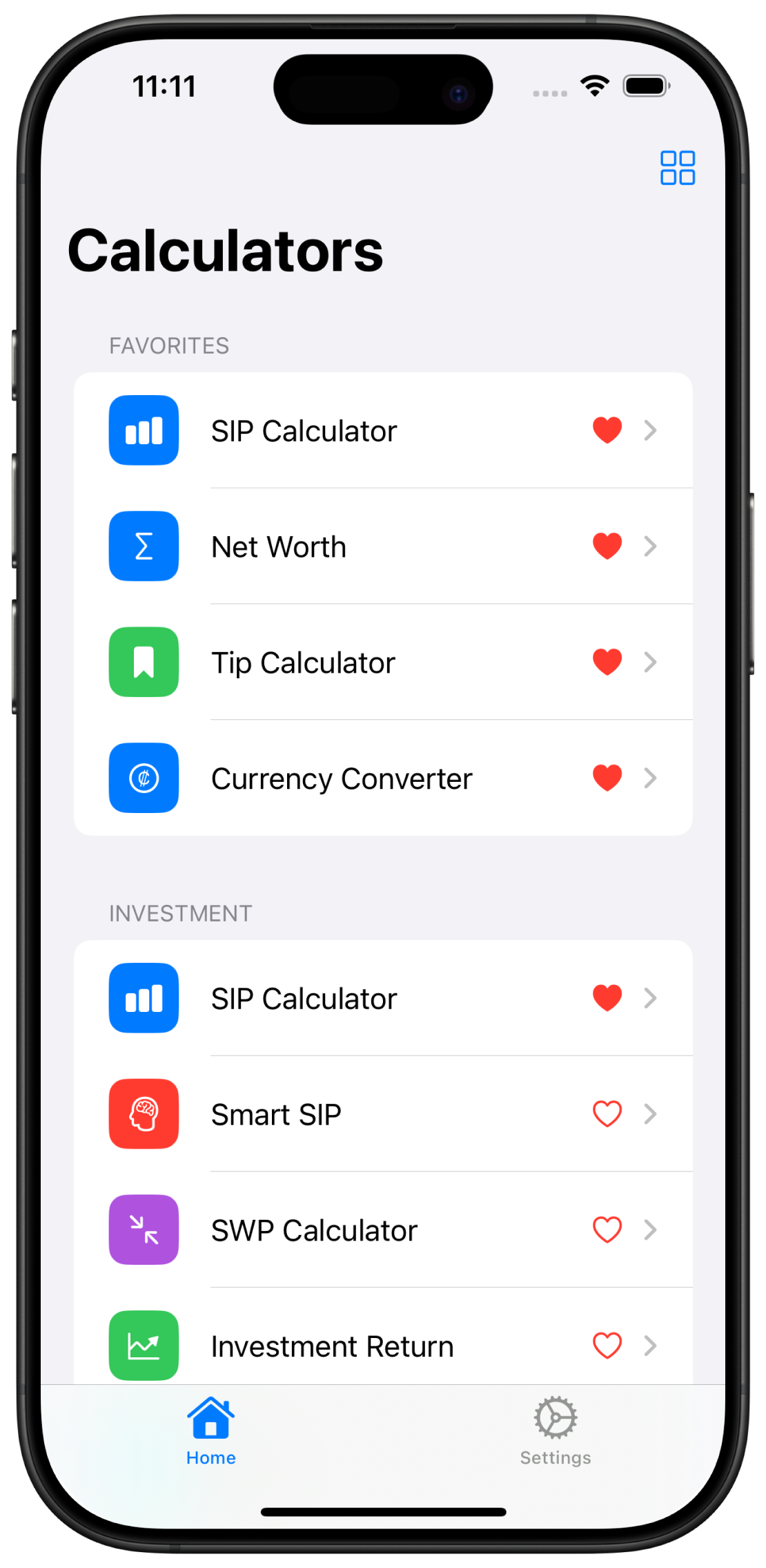 SmartMoney App Interface